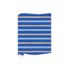 Paper Table Runner Orange Blue Stripe