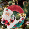 Christmas Wishes Santa Wreath - Radko