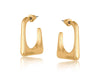 Gold Hortense Organic Shape Earrings
