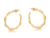 Martina Branch Hoop Earrings