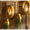 9: Gold Metal Garden Decor