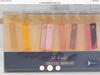 Shades of Pink cocktail markers