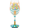Birthday Slice Wine Glass