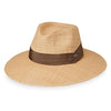 Charlotte Hat - Natural w. Olive Ribbon