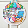 Pool Days Door Hanger