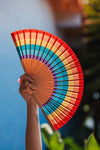 Hand Fan- Rainbow