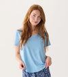Placid Blue V-Neck Tee