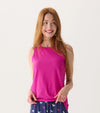 Rose Violet Scoop Neck Tank