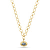 Cleopatra Pendant Necklace in Gold/ /Blue Labradorite