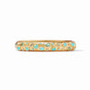 Antonia Mosaic Hinge Bangle Bahamian Blue