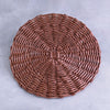 Faux Wicker Placemats Brown
