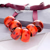 Boho Necklace - Orange