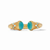 Cannes Cuff Bahamian Blue with Pearl