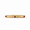 Catalina Hinge Bangle - Ruby Red