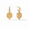 Meridian Hoop & Charm Earring - Pearl