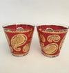 Paisley On the Rocks glasses