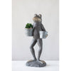 RESIN FROG WITH BUCKETS