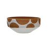 TERRA COTTA BOWL WITH DOTS